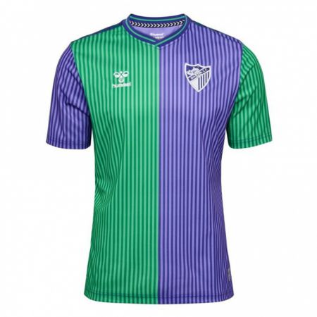 Kandiny Bambino Maglia Juan Hernández #21 Verde Blu Kit Gara Away 2023/24 Maglietta