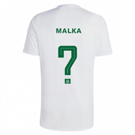 Kandiny Bambino Maglia Yaheli Malka #0 Verde Blu Kit Gara Away 2023/24 Maglietta