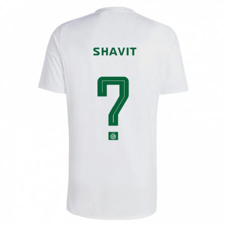 Kandiny Bambino Maglia Noam Shavit #0 Verde Blu Kit Gara Away 2023/24 Maglietta