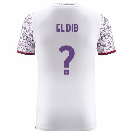 Kandiny Bambino Maglia Karim El Dib #0 Bianco Kit Gara Away 2023/24 Maglietta