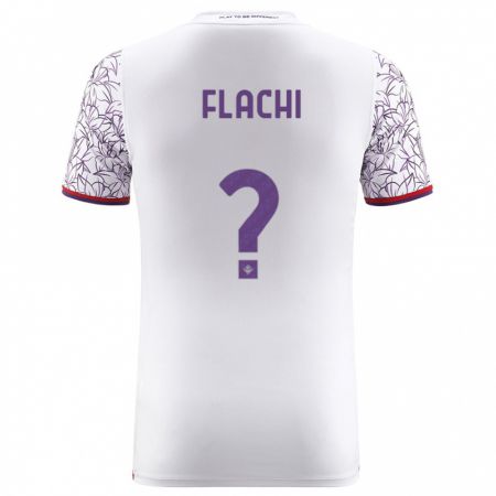 Kandiny Bambino Maglia Tommaso Flachi #0 Bianco Kit Gara Away 2023/24 Maglietta