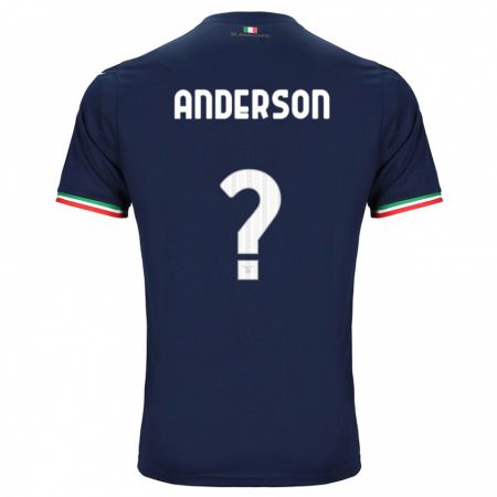 Kandiny Kinder André Anderson #0 Marine Auswärtstrikot Trikot 2023/24 T-Shirt Österreich