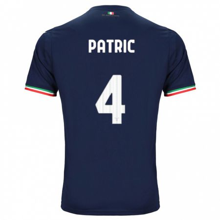 Kandiny Bambino Maglia Patric #4 Marina Militare Kit Gara Away 2023/24 Maglietta