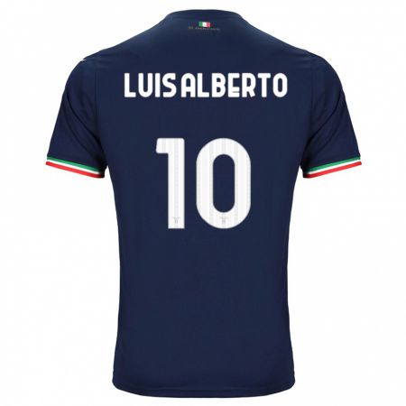 Kandiny Kinderen Luis Alberto #10 Marine Uitshirt Uittenue 2023/24 T-Shirt België