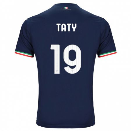 Kandiny Kinder Taty Castellanos #19 Marine Auswärtstrikot Trikot 2023/24 T-Shirt Österreich