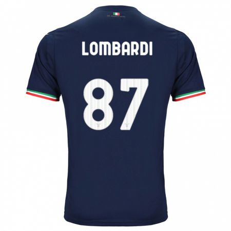 Kandiny Bambino Maglia Cristiano Lombardi #87 Marina Militare Kit Gara Away 2023/24 Maglietta