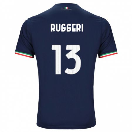 Kandiny Kinderen Fabio Ruggeri #13 Marine Uitshirt Uittenue 2023/24 T-Shirt België