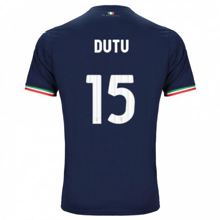 Kandiny Bambino Maglia Matteo Dutu #15 Marina Militare Kit Gara Away 2023/24 Maglietta