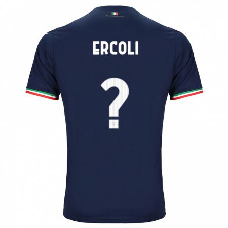 Kandiny Bambino Maglia Michele Ercoli #0 Marina Militare Kit Gara Away 2023/24 Maglietta