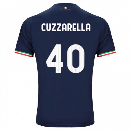 Kandiny Bambino Maglia Cristian Cuzzarella #40 Marina Militare Kit Gara Away 2023/24 Maglietta