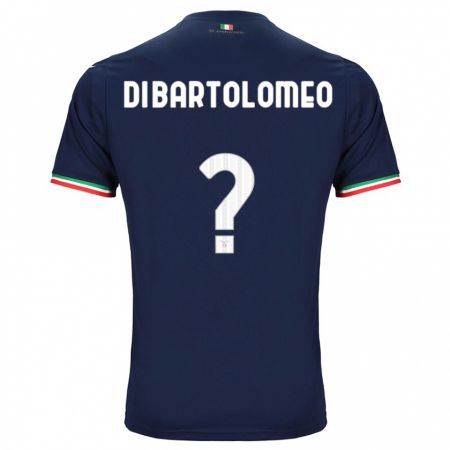 Kandiny Bambino Maglia Damiano Di Bartolomeo #0 Marina Militare Kit Gara Away 2023/24 Maglietta