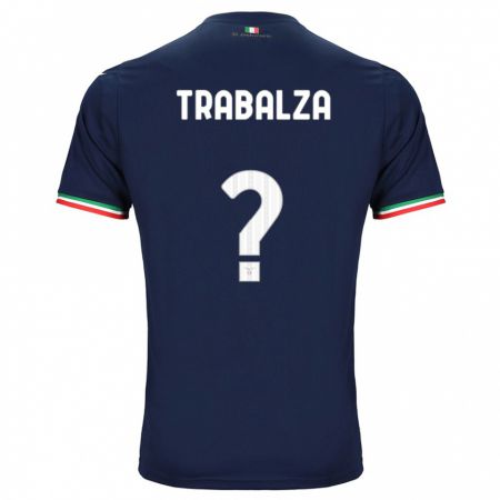 Kandiny Bambino Maglia Alessandro Trabalza #0 Marina Militare Kit Gara Away 2023/24 Maglietta