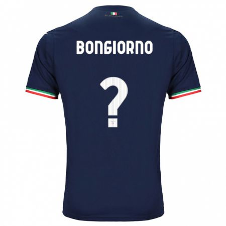 Kandiny Bambino Maglia Dario Bongiorno #0 Marina Militare Kit Gara Away 2023/24 Maglietta