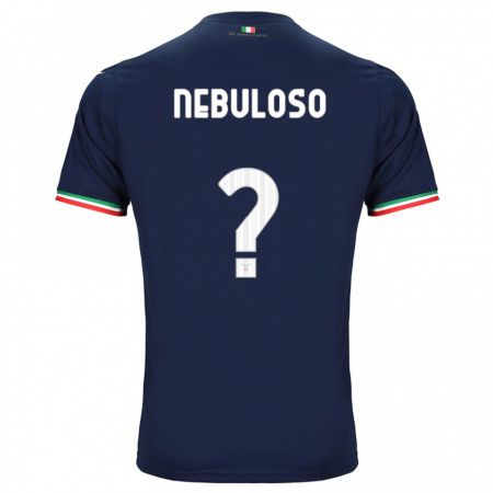 Kandiny Bambino Maglia Giulio Nebuloso #0 Marina Militare Kit Gara Away 2023/24 Maglietta