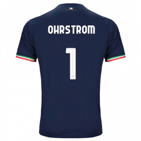 Kandiny Kinder Stephanie Ohrstrom #1 Marine Auswärtstrikot Trikot 2023/24 T-Shirt Österreich