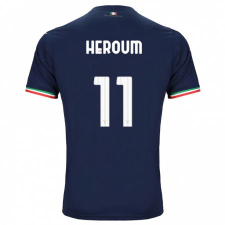 Kandiny Bambino Maglia Nora Heroum #11 Marina Militare Kit Gara Away 2023/24 Maglietta