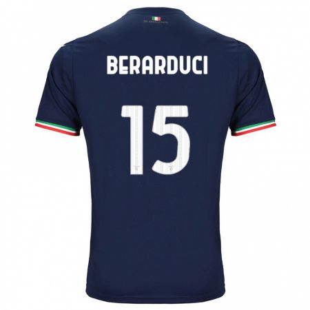 Kandiny Bambino Maglia Martina Berarduci #15 Marina Militare Kit Gara Away 2023/24 Maglietta