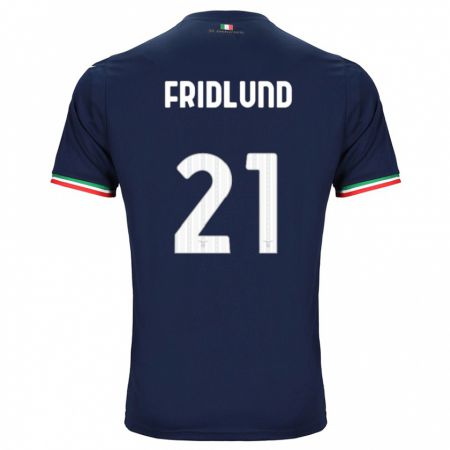 Kandiny Kinder Johanne Fridlund #21 Marine Auswärtstrikot Trikot 2023/24 T-Shirt Österreich