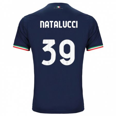 Kandiny Kinder Serena Natalucci #39 Marine Auswärtstrikot Trikot 2023/24 T-Shirt Österreich