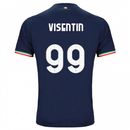 Kandiny Bambino Maglia Noemi Visentin #99 Marina Militare Kit Gara Away 2023/24 Maglietta