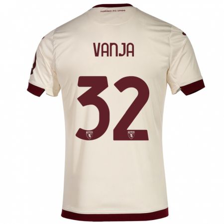 Kandiny Kinderen Vanja Milinković-Savić #32 Champagne Uitshirt Uittenue 2023/24 T-Shirt België