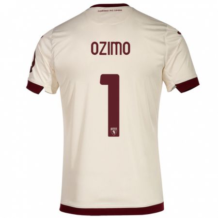 Kandiny Bambino Maglia Arianna Ozimo #1 Champagne Kit Gara Away 2023/24 Maglietta