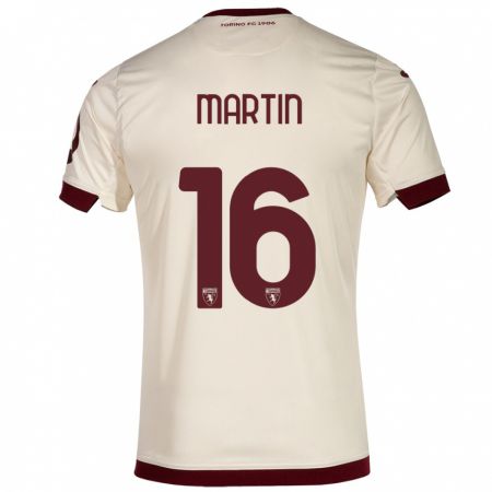 Kandiny Bambino Maglia Francesca Martin #16 Champagne Kit Gara Away 2023/24 Maglietta