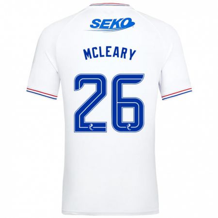 Kandiny Bambino Maglia Jodi Mcleary #26 Bianco Kit Gara Away 2023/24 Maglietta