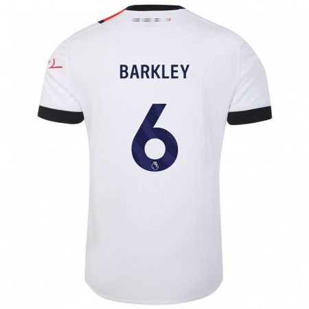 Kandiny Bambino Maglia Ross Barkley #6 Bianco Kit Gara Away 2023/24 Maglietta