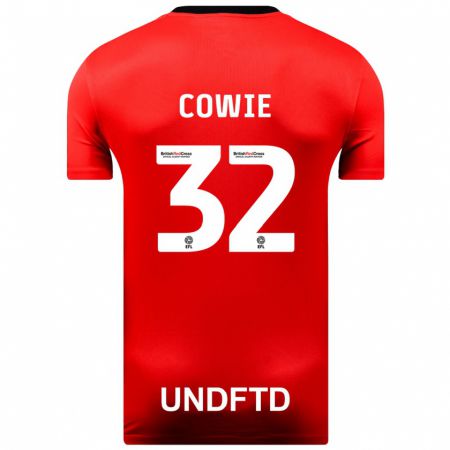 Kandiny Bambino Maglia Abbie Cowie #32 Rosso Kit Gara Away 2023/24 Maglietta