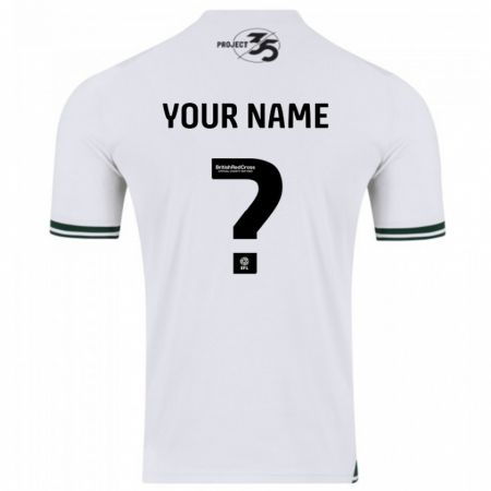 Kandiny Bambino Maglia Il Tuo Nome #0 Bianco Kit Gara Away 2023/24 Maglietta