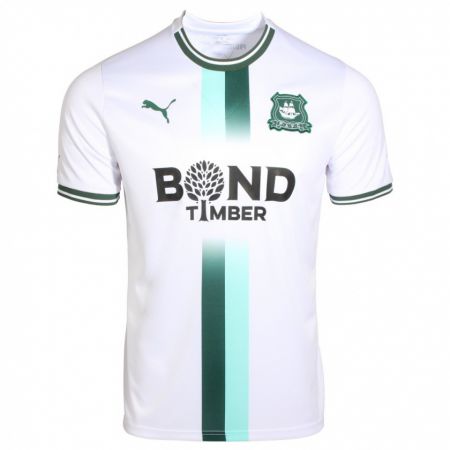 Kandiny Bambino Maglia Jack Matthews #54 Bianco Kit Gara Away 2023/24 Maglietta