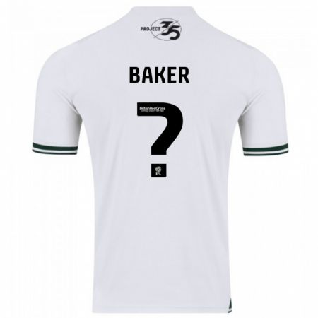 Kandiny Niño Camiseta Zak Baker #0 Blanco 2ª Equipación 2023/24 La Camisa