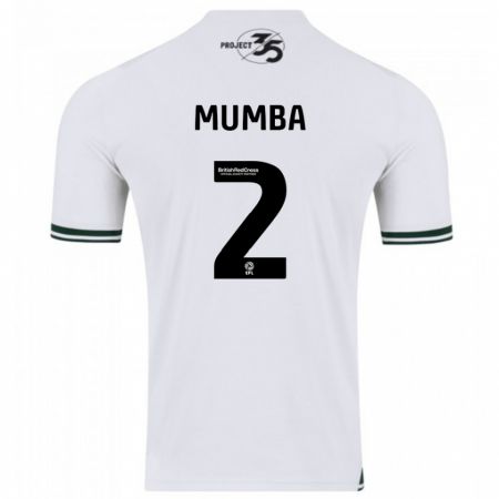 Kandiny Bambino Maglia Bali Mumba #2 Bianco Kit Gara Away 2023/24 Maglietta