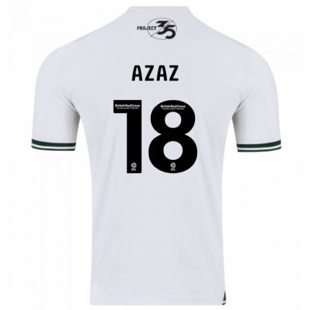 Kandiny Kinderen Finn Azaz #18 Wit Uitshirt Uittenue 2023/24 T-Shirt België