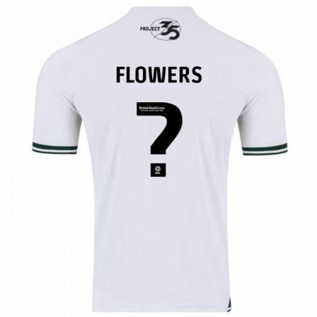 Kandiny Niño Camiseta Lewis Flowers #0 Blanco 2ª Equipación 2023/24 La Camisa