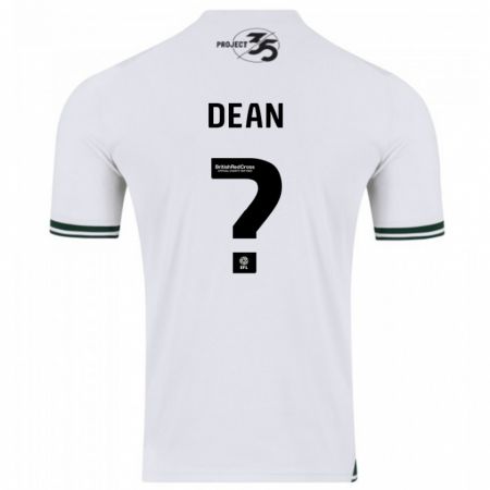 Kandiny Bambino Maglia Oscar Dean #0 Bianco Kit Gara Away 2023/24 Maglietta