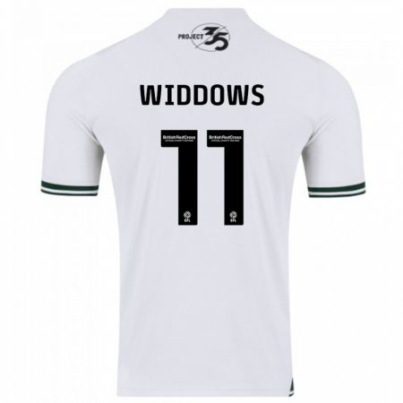 Kandiny Niño Camiseta Jade Widdows #11 Blanco 2ª Equipación 2023/24 La Camisa