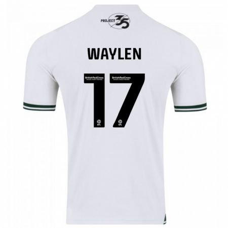 Kandiny Niño Camiseta Libby Waylen #17 Blanco 2ª Equipación 2023/24 La Camisa México