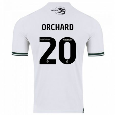 Kandiny Bambino Maglia Fern Orchard #20 Bianco Kit Gara Away 2023/24 Maglietta