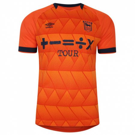 Kandiny Kinderen Brandon Williams #18 Oranje Uitshirt Uittenue 2023/24 T-Shirt België