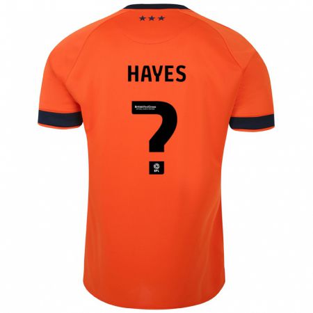 Kandiny Kinderen Nick Hayes #0 Oranje Uitshirt Uittenue 2023/24 T-Shirt België