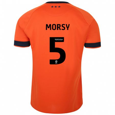 Kandiny Kinderen Samy Morsy #5 Oranje Uitshirt Uittenue 2023/24 T-Shirt België