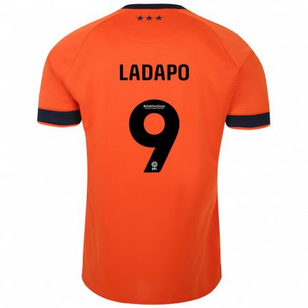 Kandiny Bambino Maglia Freddie Ladapo #9 Arancia Kit Gara Away 2023/24 Maglietta