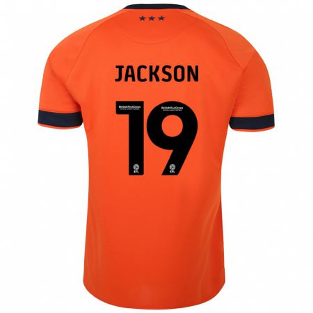 Kandiny Kinderen Kayden Jackson #19 Oranje Uitshirt Uittenue 2023/24 T-Shirt België