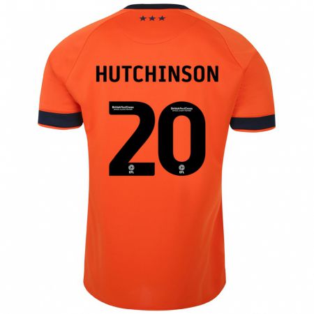 Kandiny Bambino Maglia Omari Hutchinson #20 Arancia Kit Gara Away 2023/24 Maglietta