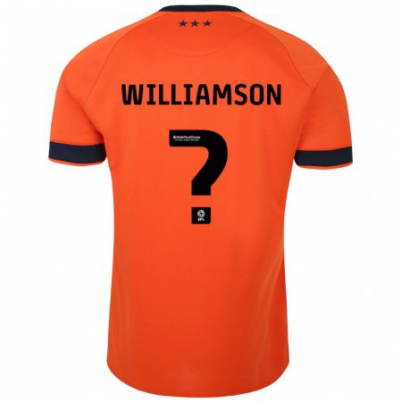 Kandiny Kinder Woody Williamson #0 Orangefarben Auswärtstrikot Trikot 2023/24 T-Shirt Österreich