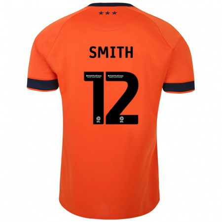 Kandiny Kinder Olivia Smith #12 Orangefarben Auswärtstrikot Trikot 2023/24 T-Shirt Österreich