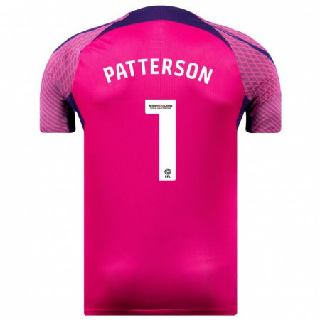 Kandiny Bambino Maglia Anthony Patterson #1 Porpora Kit Gara Away 2023/24 Maglietta