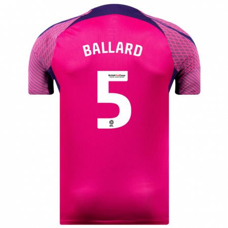 Kandiny Niño Camiseta Daniel Ballard #5 Morado 2ª Equipación 2023/24 La Camisa